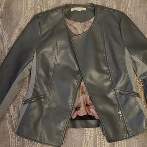 Via Spiga Faux Leather Jacket